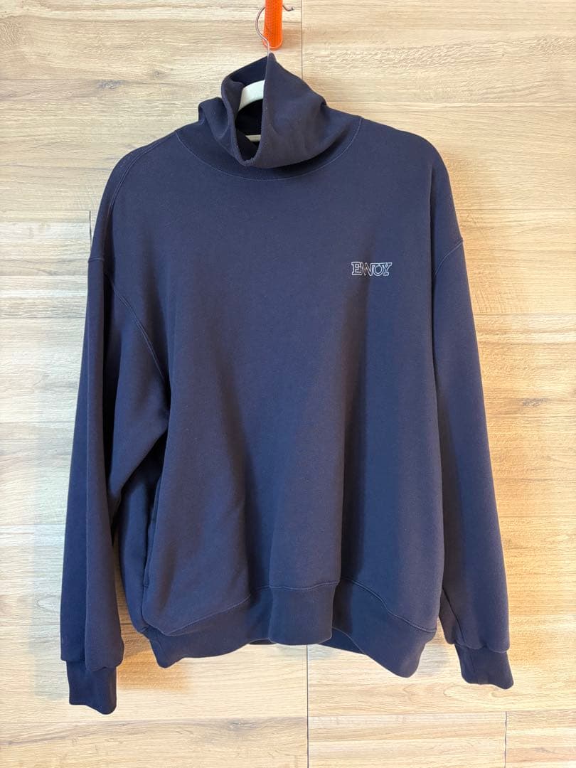 トップス ennoy ELECTRIC LOGO TURTLENECK SWEAT