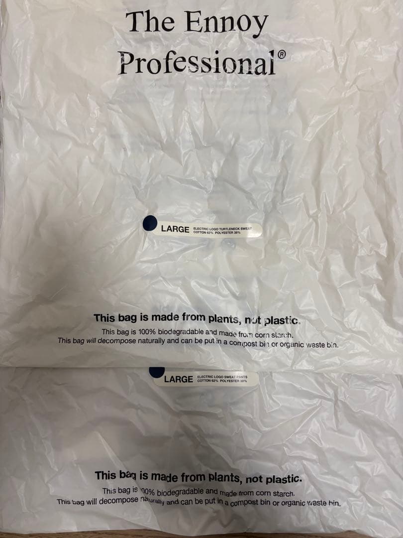 トップス ennoy ELECTRIC LOGO TURTLENECK SWEAT