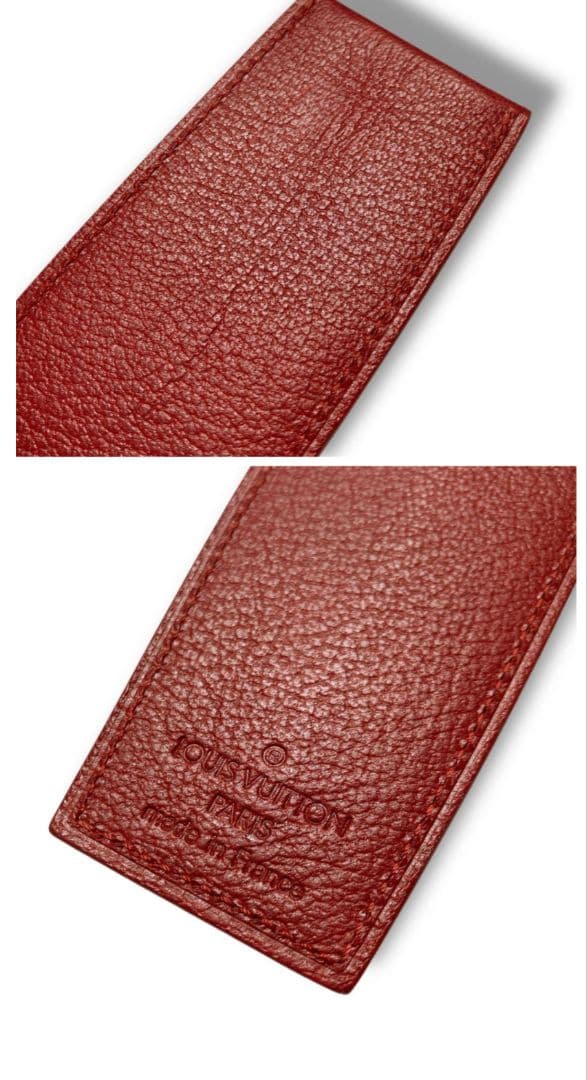ルイ・ヴィトン 　レザーペンケース 　タイガシリーズレッド　匿名配送　即日発送
