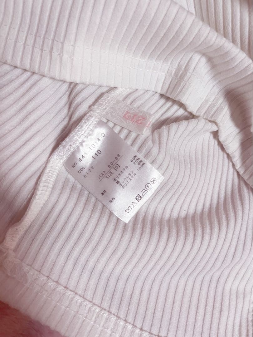 ♡lislisa♡ ストロベリー刺繍セーラーリブブラウス　美品　ピンク　正規品