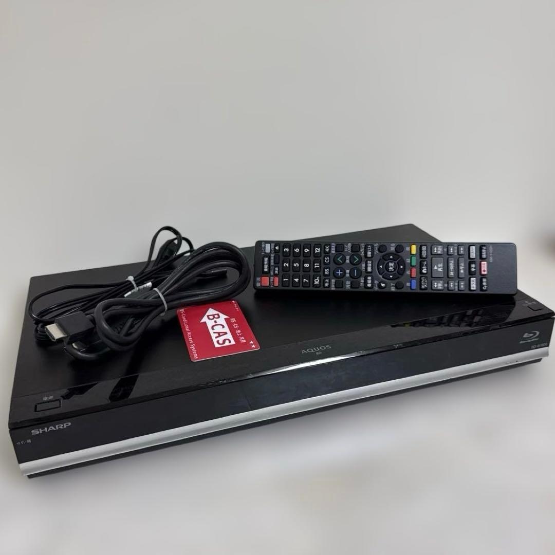 SHARP AQUOS 1TB 2チューナー ブルーレイレコーダー スマホ対応