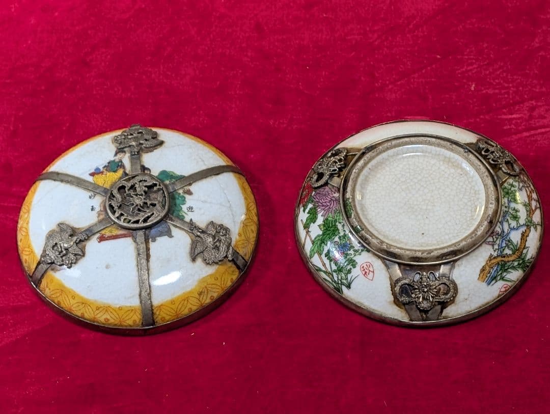 古美術　唐物　小物入れ 春画