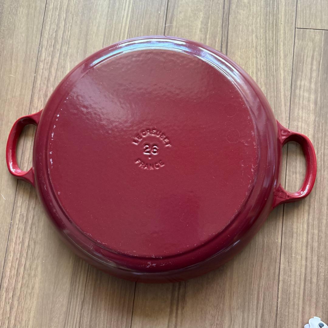 ル・クルーゼ　キャセロール 26cm オレンジ