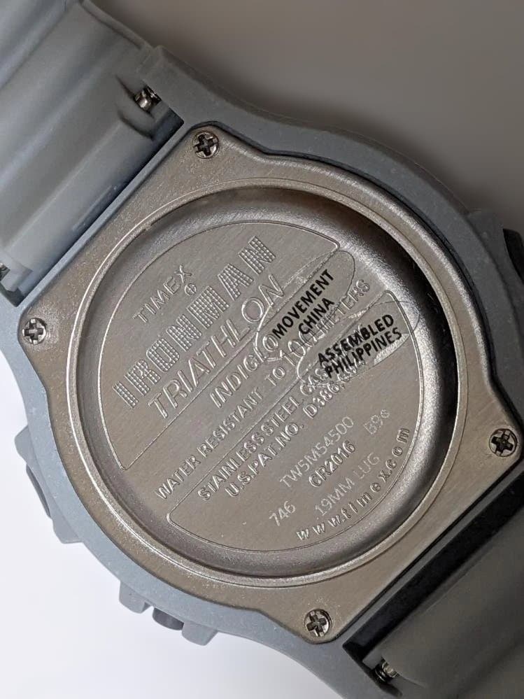 TIMEX IRONMAN ®8LAP W5M54500SW稼働品