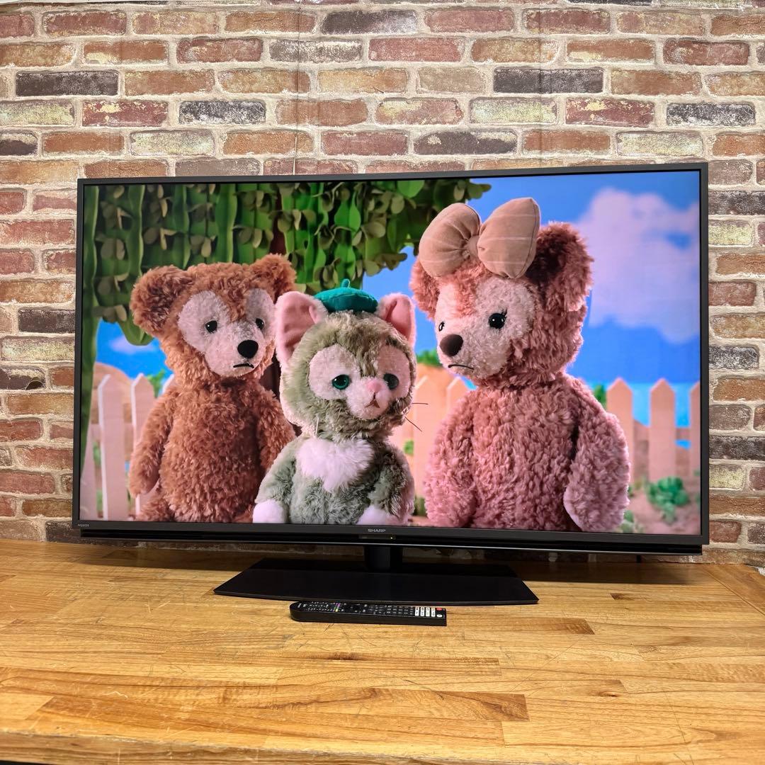 シャープ 43V型 4K液晶テレビ AQUOS 4T-C43DN2 動画アプリ○
