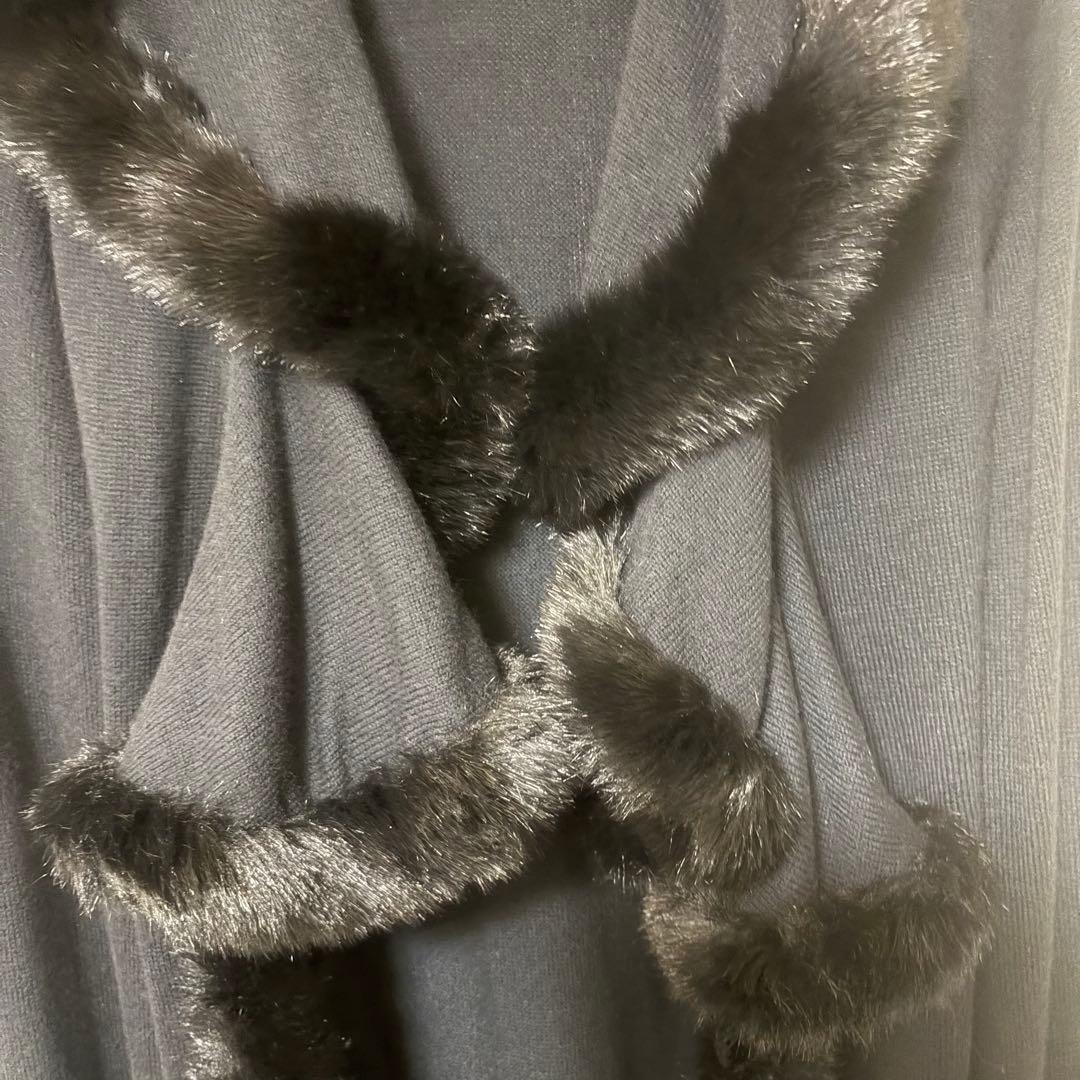 alice auaaファーニット ロングカーディガン 公式