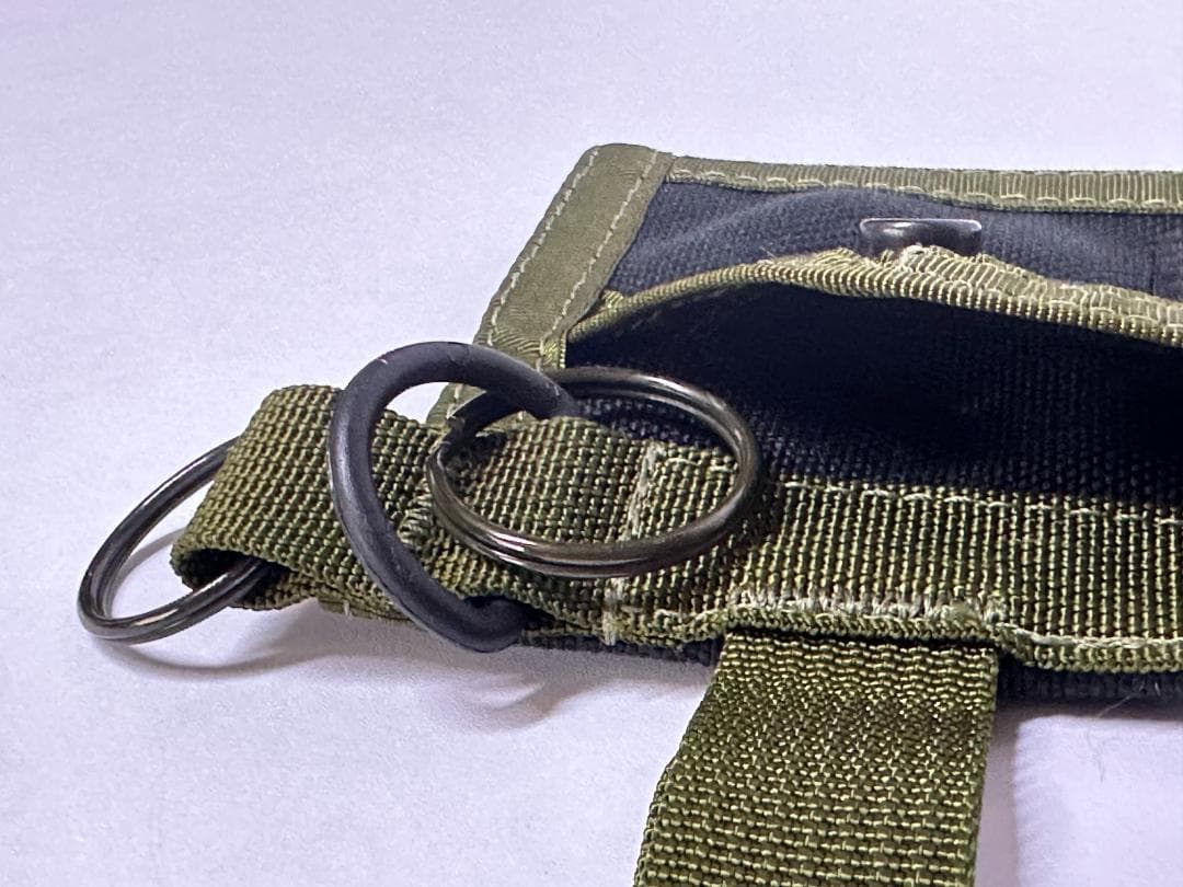 BRIEFING 2nd 別注 キーホルダー ケース 10周年記念限定 オリーブ