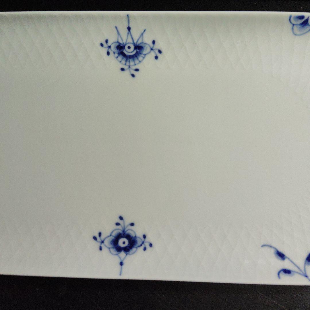   青い花模様 プレート ３枚