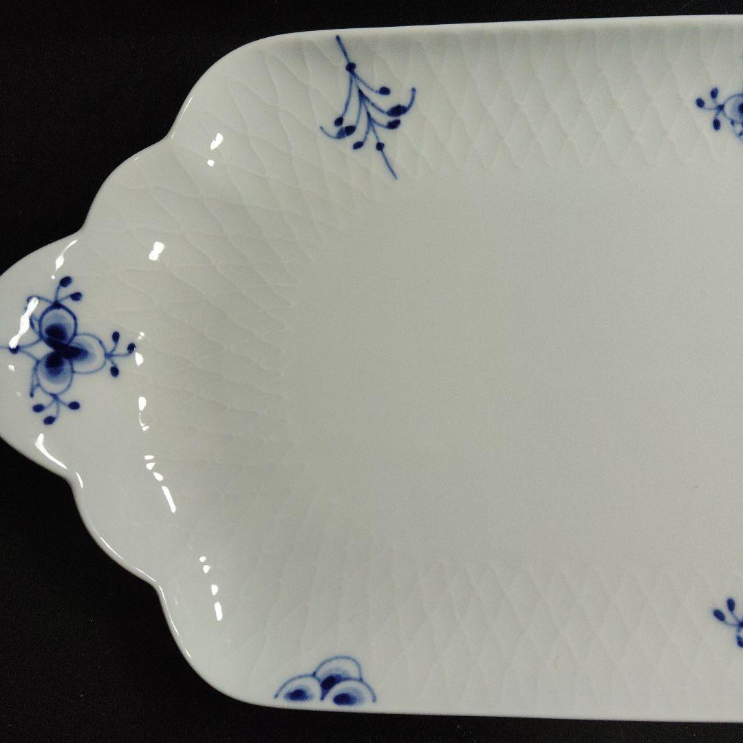   青い花模様 プレート ３枚