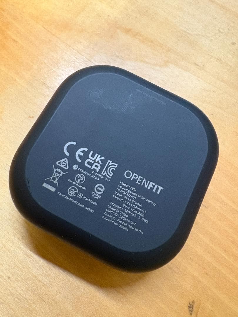 Shokz Openfit (ブラック) オープンイヤー型