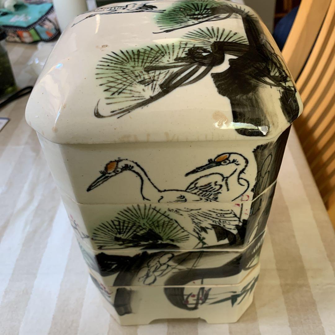 骨董品　陶器　重箱