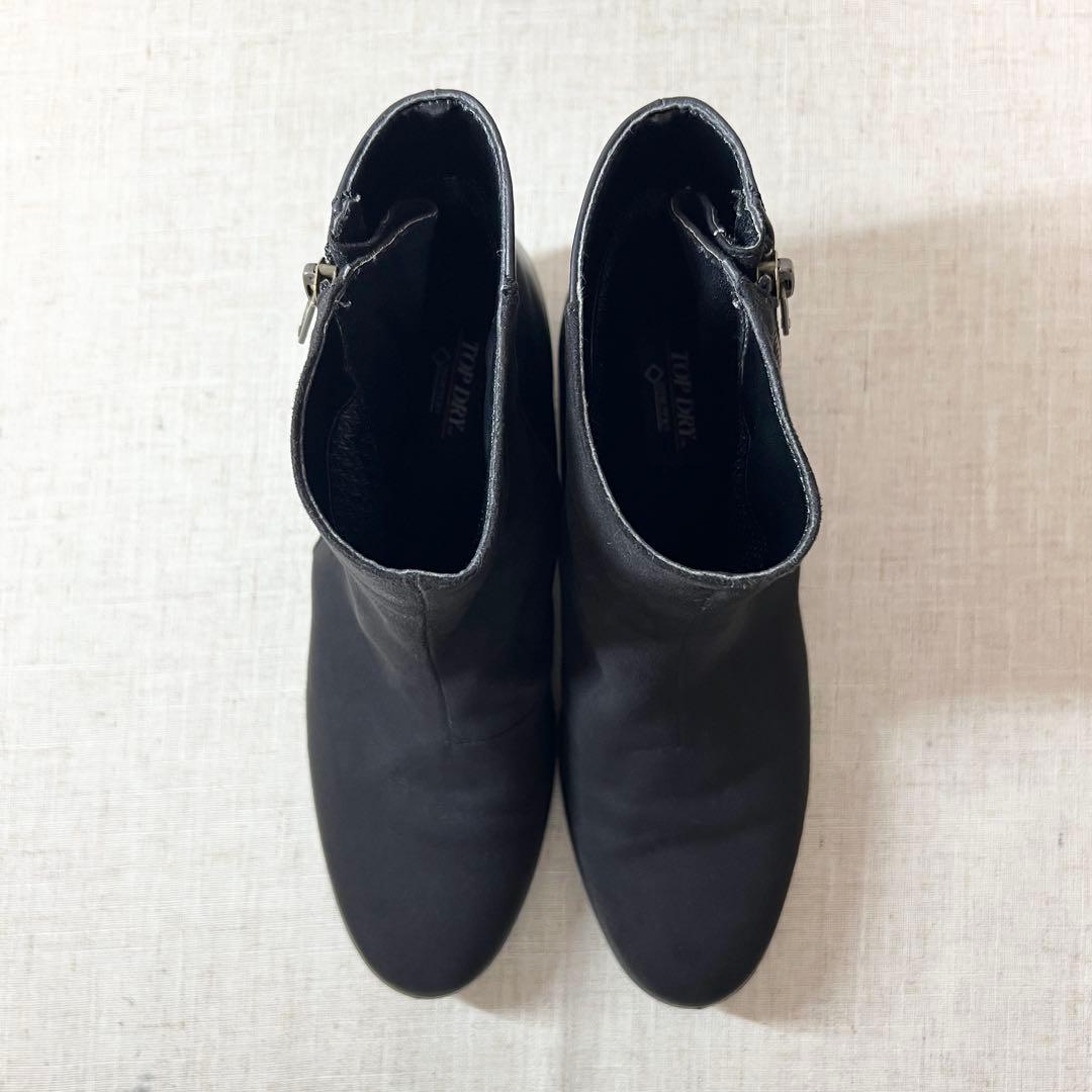 極美品★TOP DRY ショートブーツ ゴアテックス サイドジップ 3E 幅広