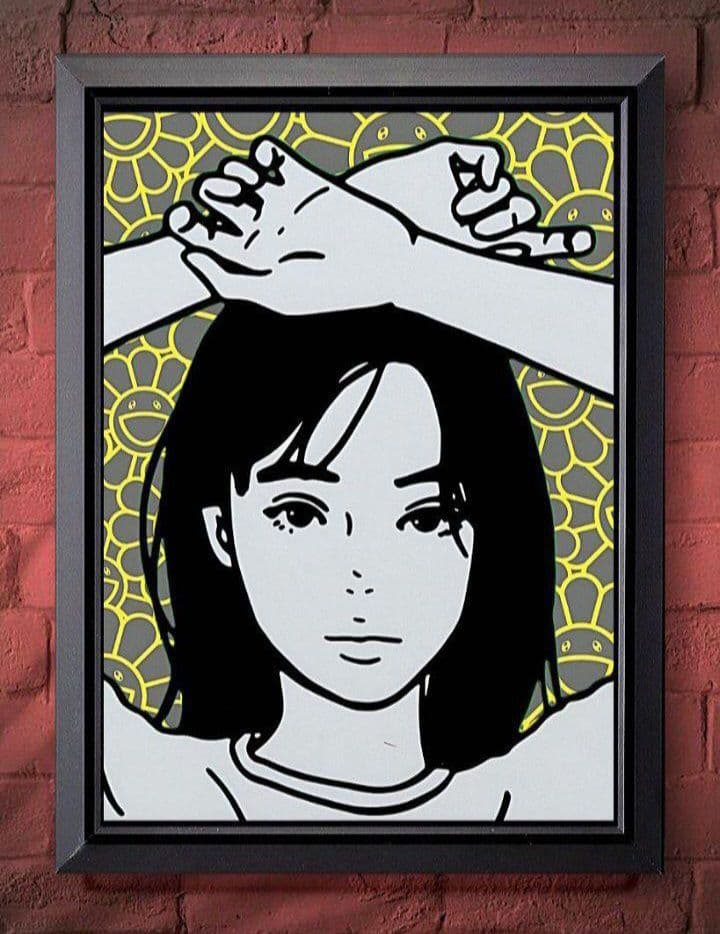 kyne・キネ / アート【A4 サイズ写真ポスターフレーム付き６点セット】