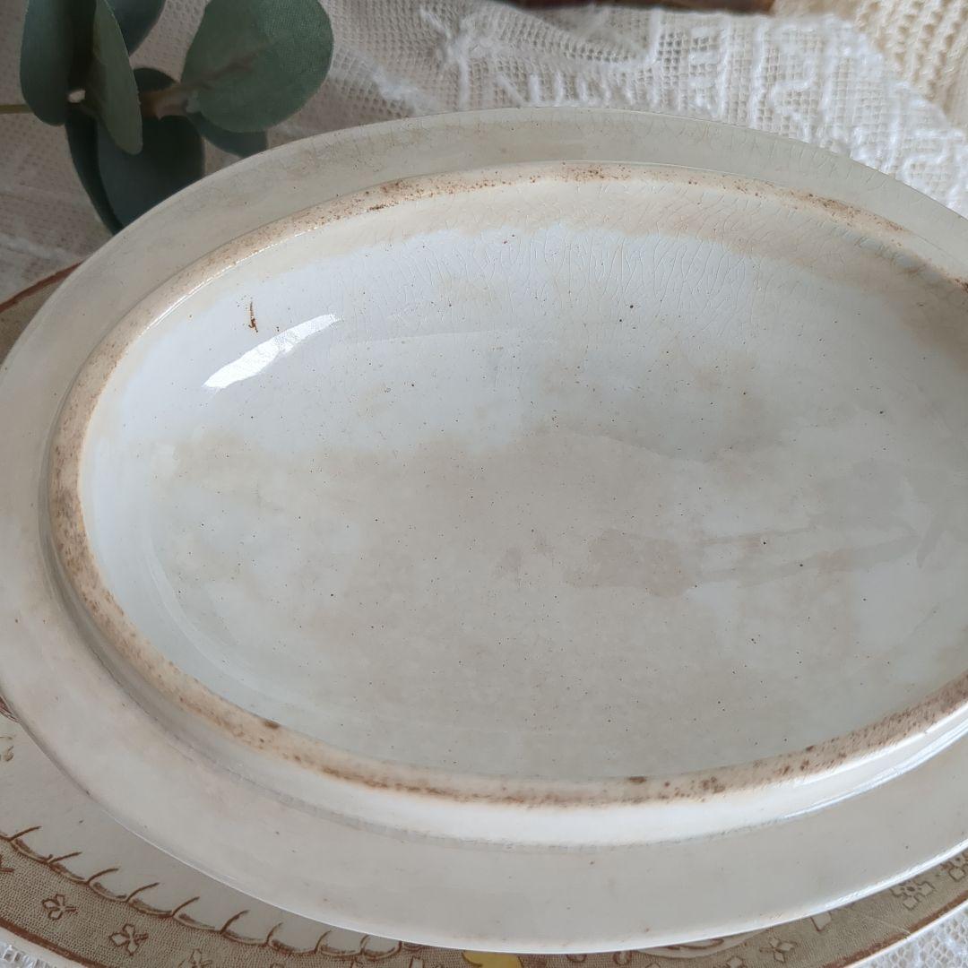 クレイユモントロー alexandra蓋付きソーシエール フランス アンティーク