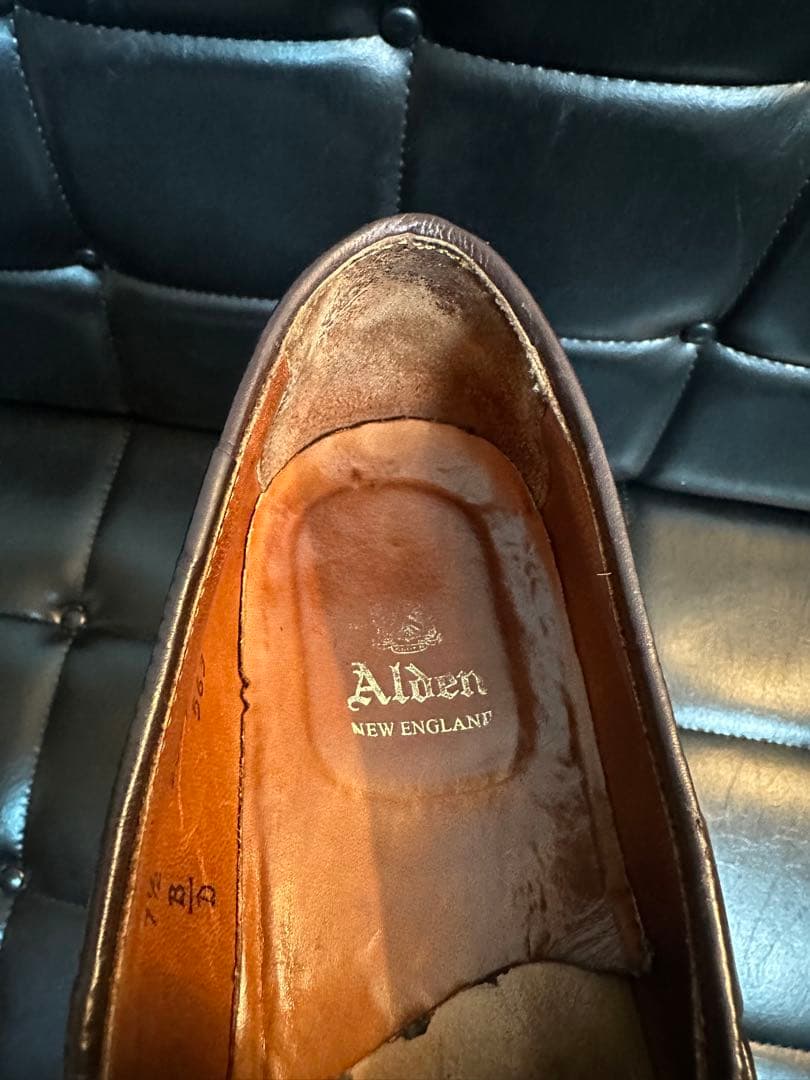 Alden コードバン タッセルローファー 7ハーフ Dウィズ