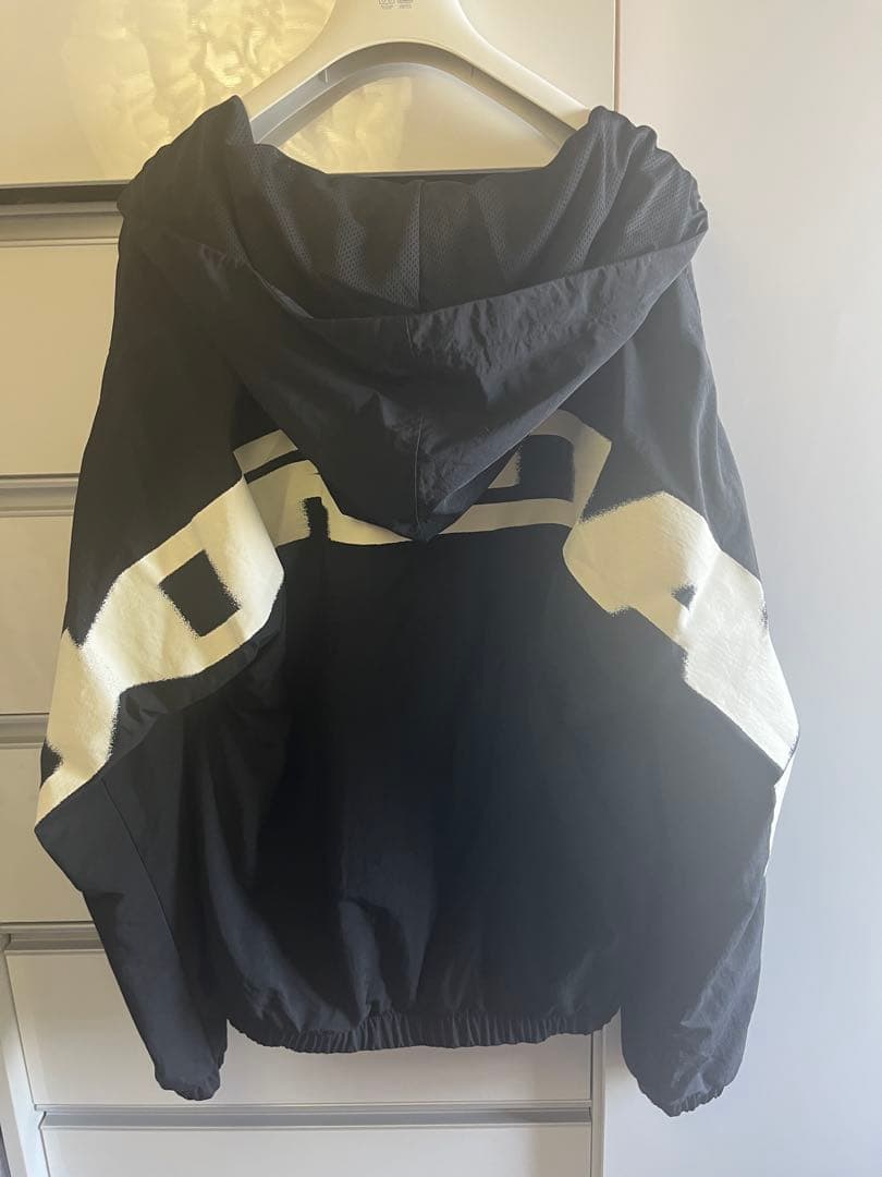 ○美品○Jordan ブラック ハーフジップナイロンジャケットM