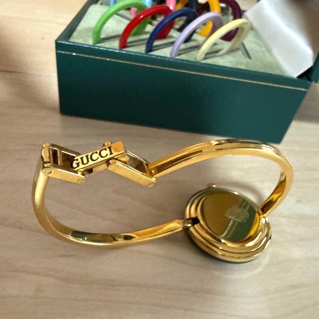 【電池交換済】グッチ　時計チェンジベルト