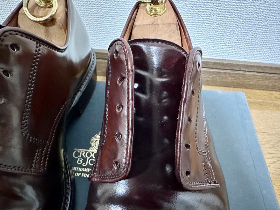 た*し様 【希少】コードバン　CROCKETT&JONES グラスミア　UK7