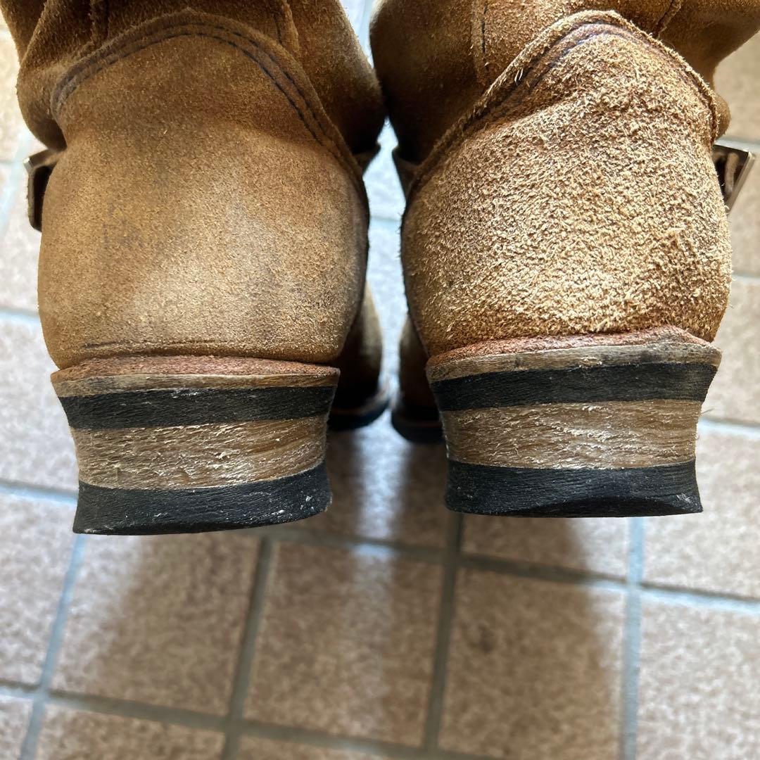 廃盤レッドウイング8178ブラウン スエード エンジニアブーツ 9ハーフ