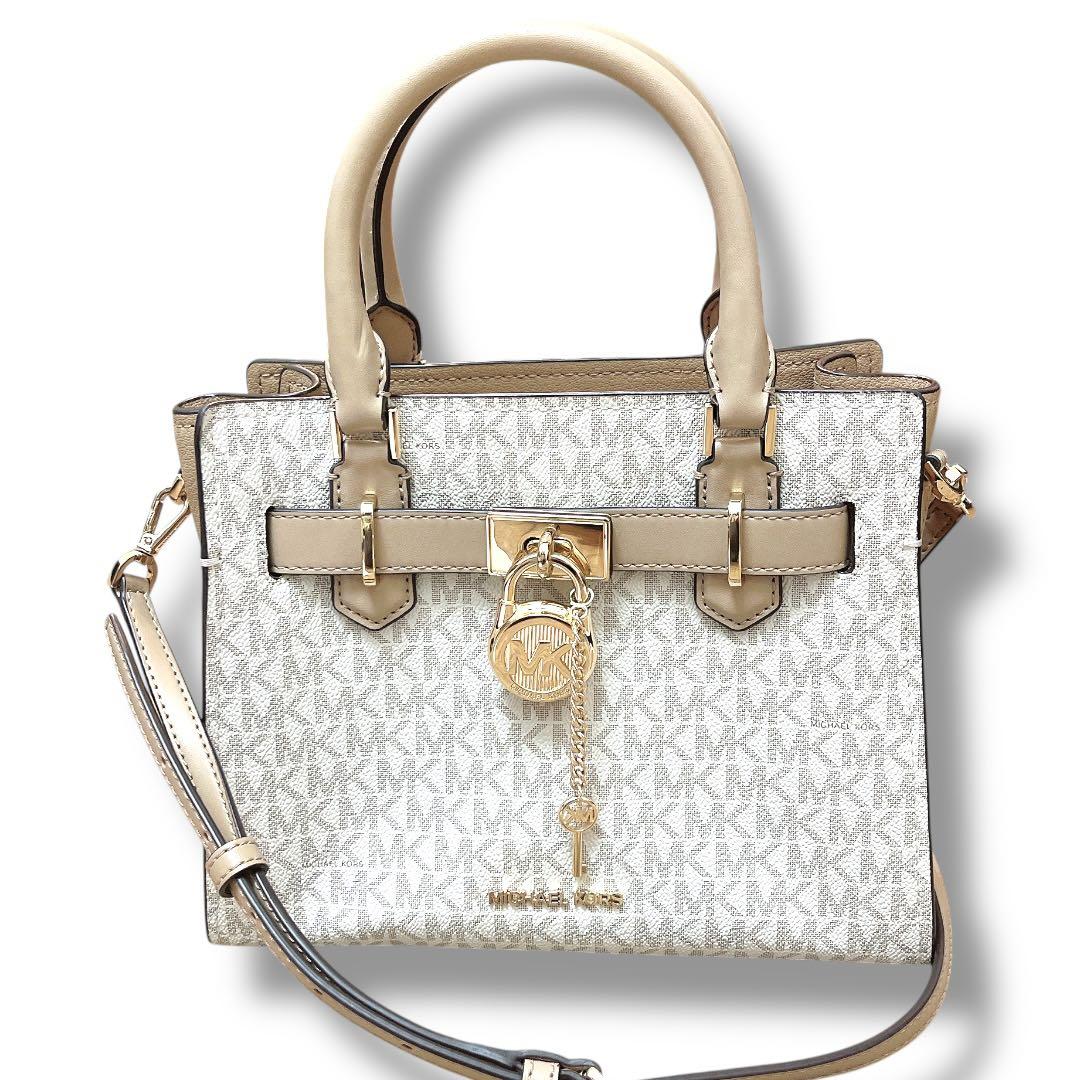 【ほぼ未使用】マイケルコース ハミルトン サッチェル MKシグネチャー2way