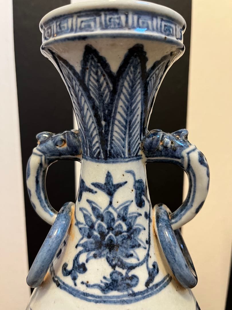 中国アンティーク花瓶　大ぶり