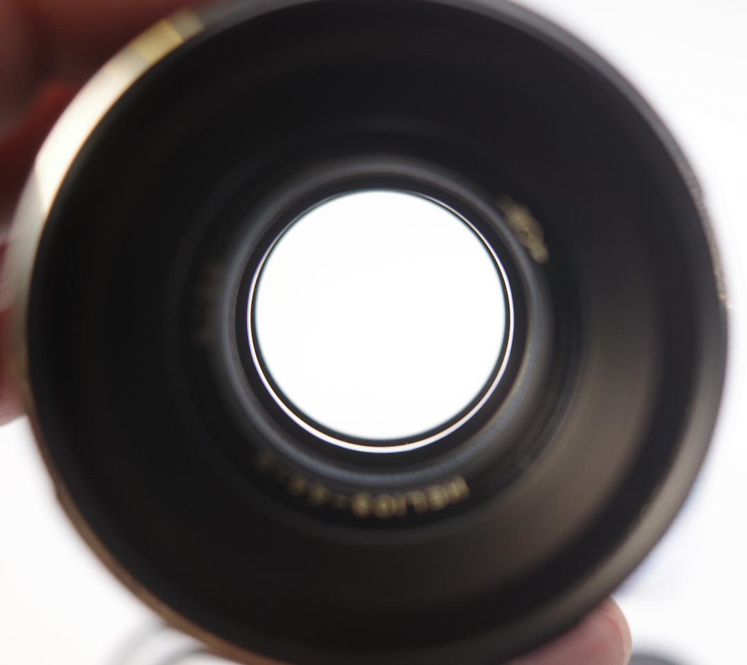 5　デッドストック　ぐるぐるボケレンズ　ヘリオス　44-2　M42アダプター付