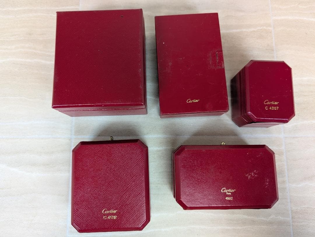 まとめ売り　Cartier　カルティエ　空箱　ケース　時計　アクセサリー