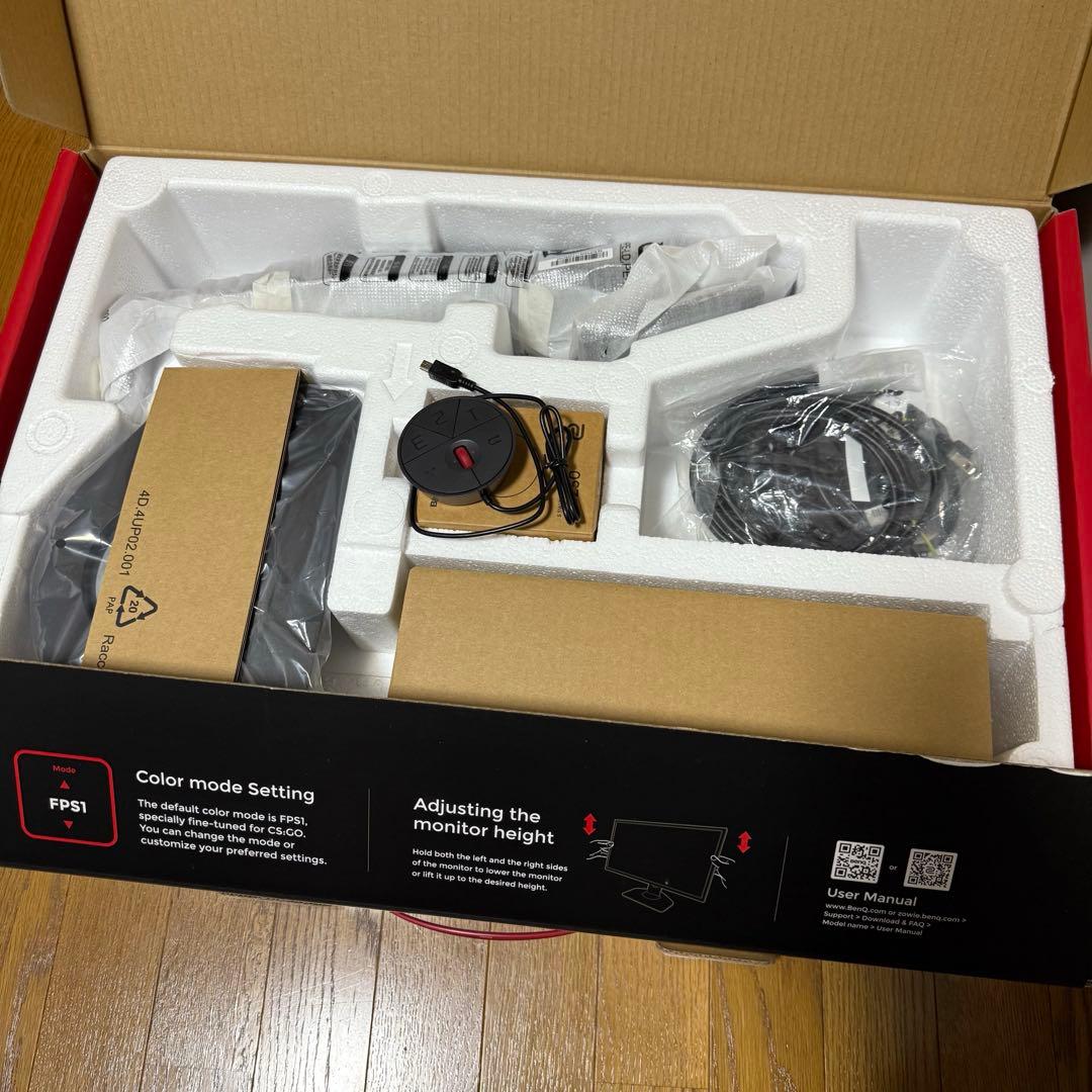 BenQ XL2546K 24.5インチ モニター 本体 ほぼ完備品 送料無料