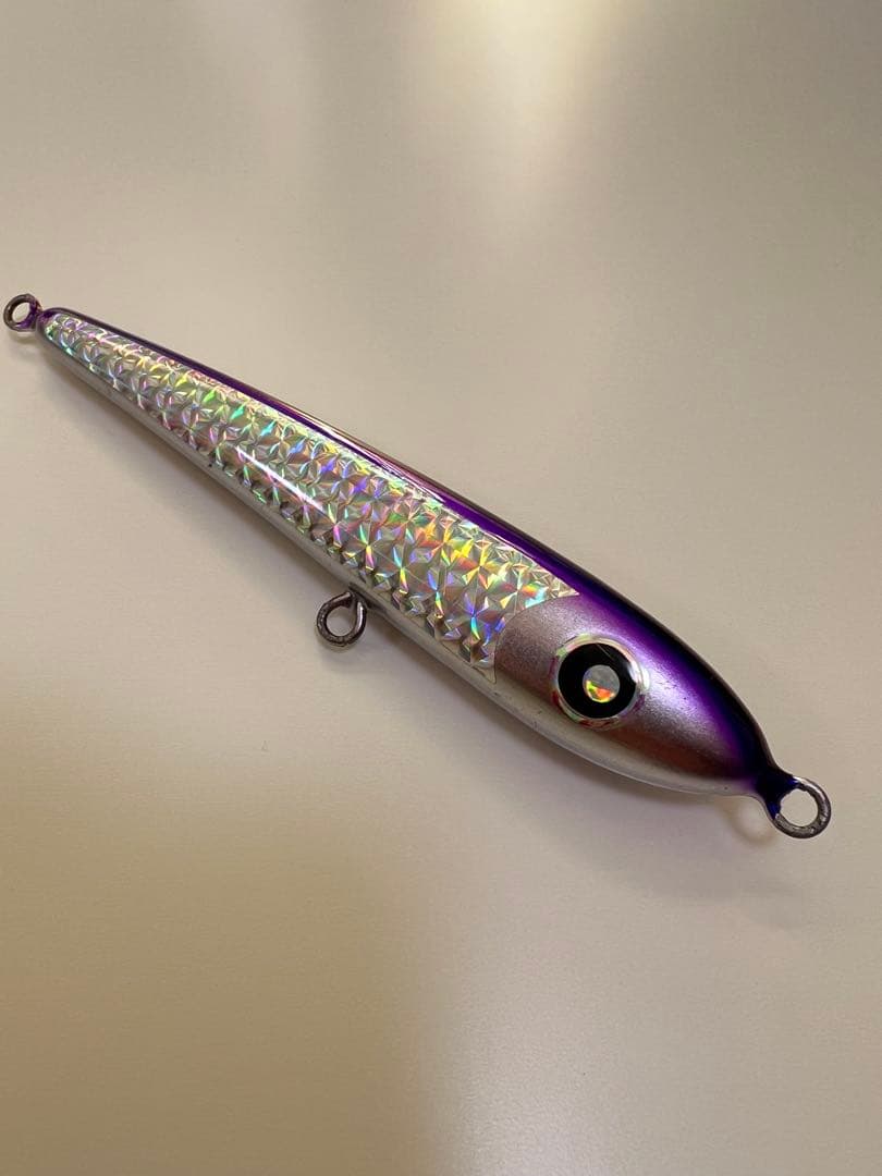 【未使用】ローカルスタンダードダイブベイト140 パープル/シルバー