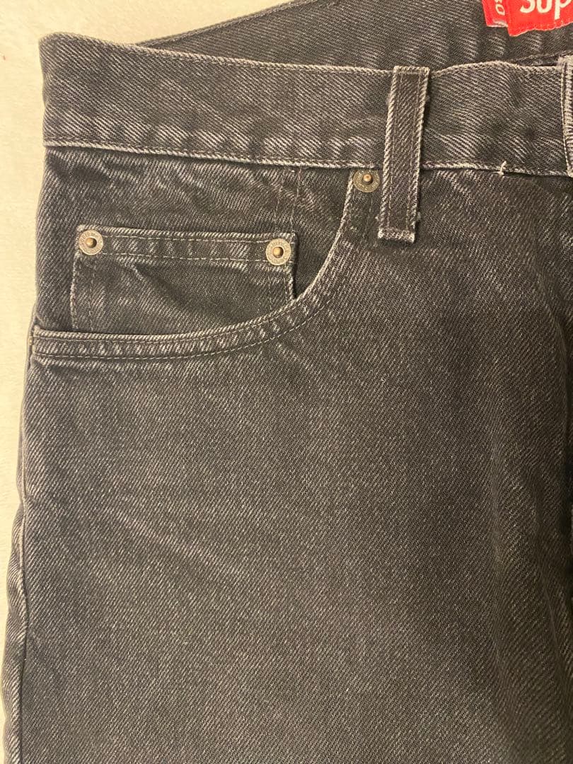 Supreme ブラックデニムパンツ 30 USA製