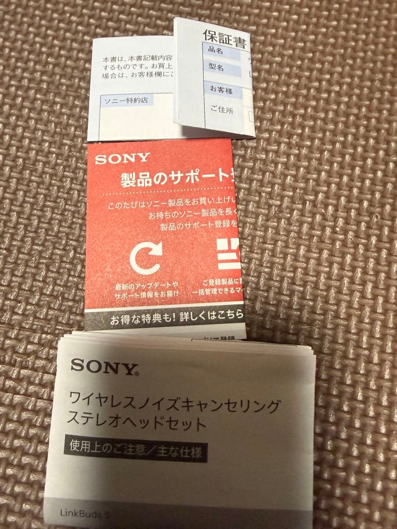 Sony LinkBuds S ワイヤレスイヤホンWF-LS900N