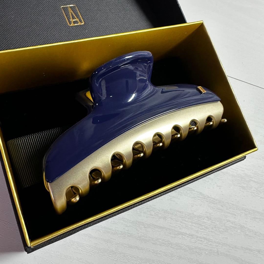 ネイビー アレクサンドルドゥパリ　ヴァンドーム　L ヘアクリップ