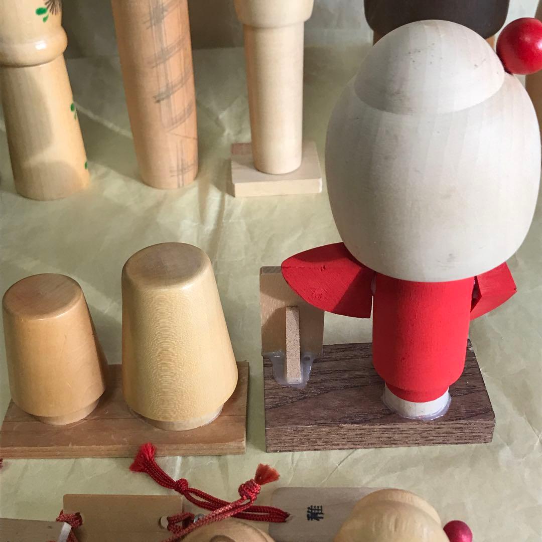 こけしセット民芸品　置物　日本　人形伝統工芸品インテリア こけし