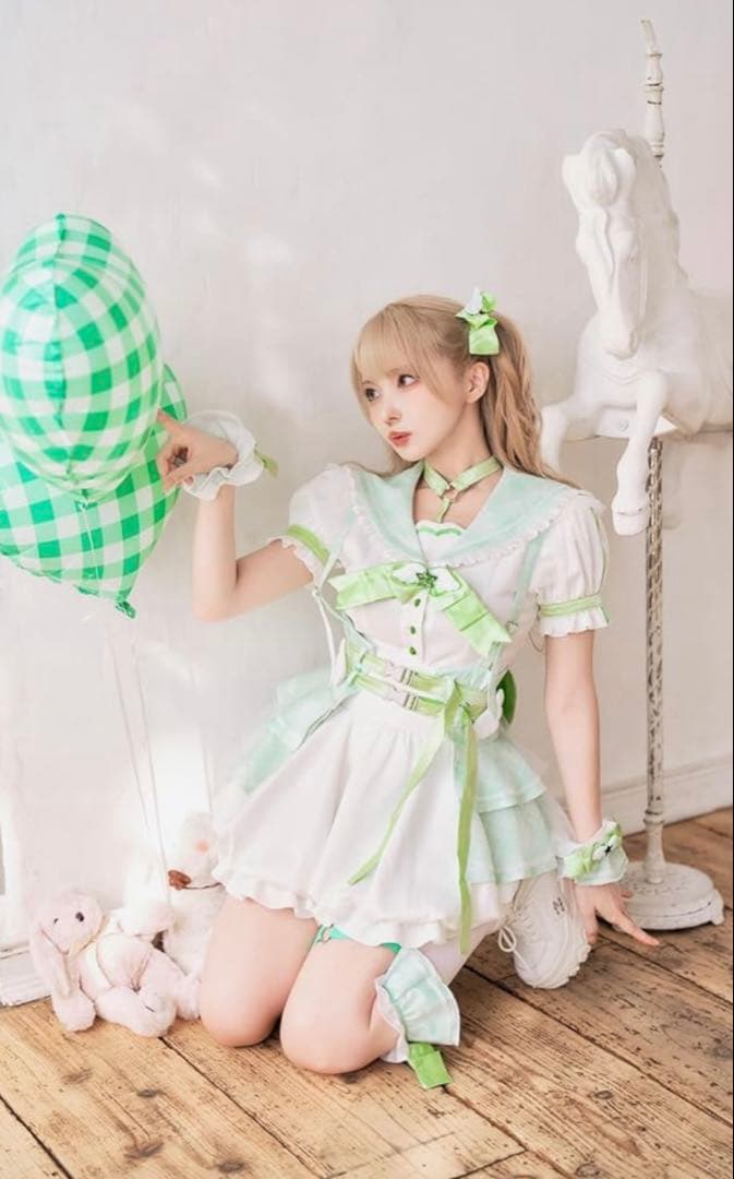 [Malymoon] 色 グリーン 魔法少女 コスプレ 衣装 【マリームーン】