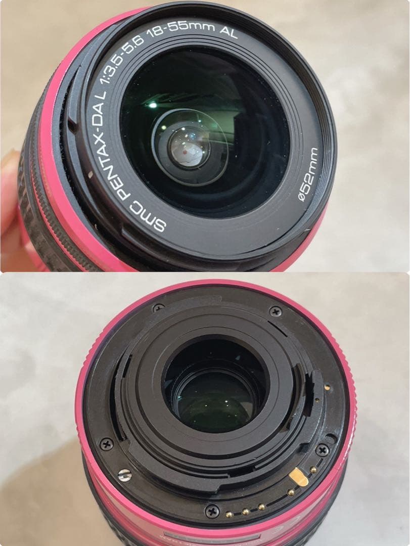 PENTAX K-r ペンタックス 一眼レフ ピンク ダブルレンズ