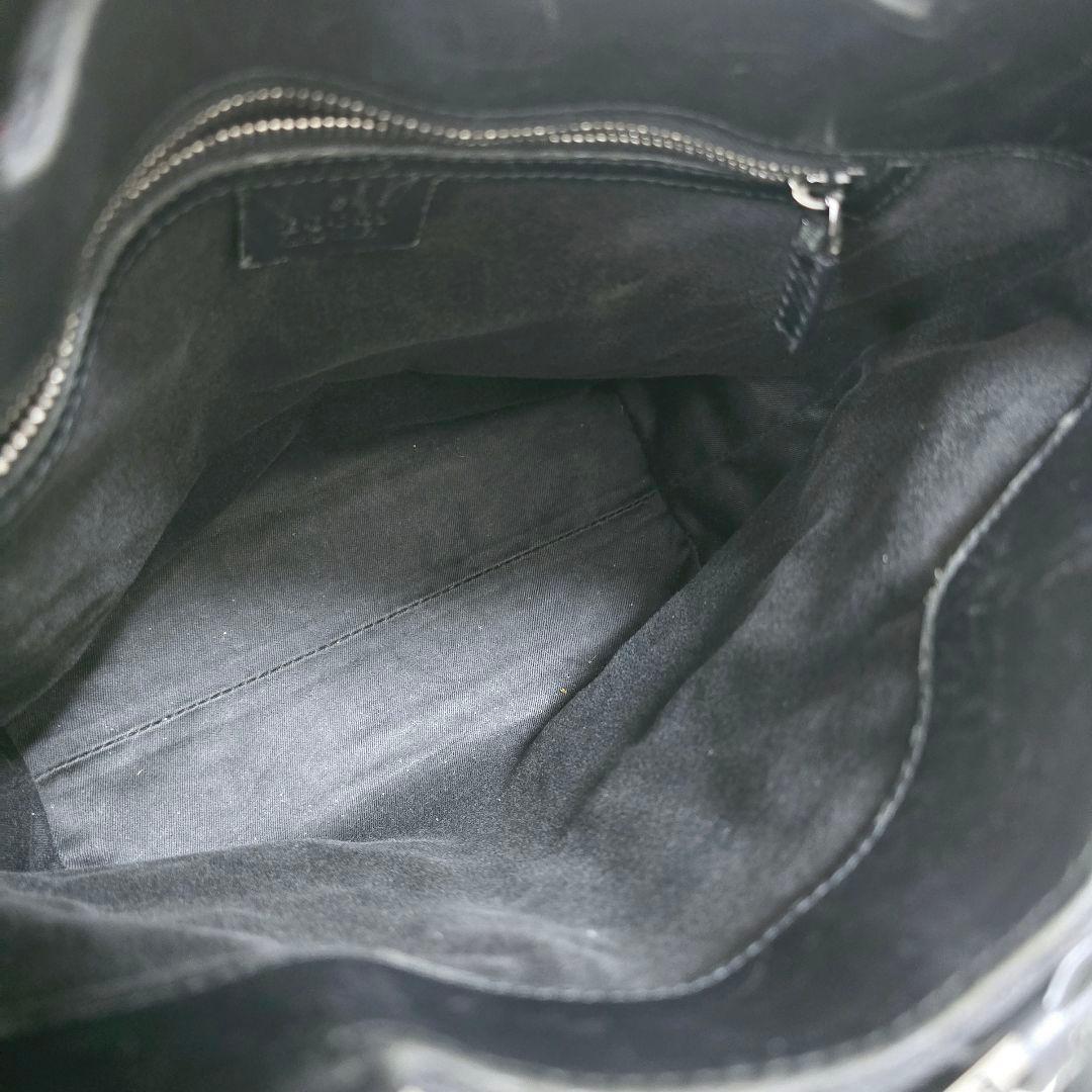 GUCCI　GG柄　ブラック　トートバッグ ビジネスバッグ キャンバス レザー