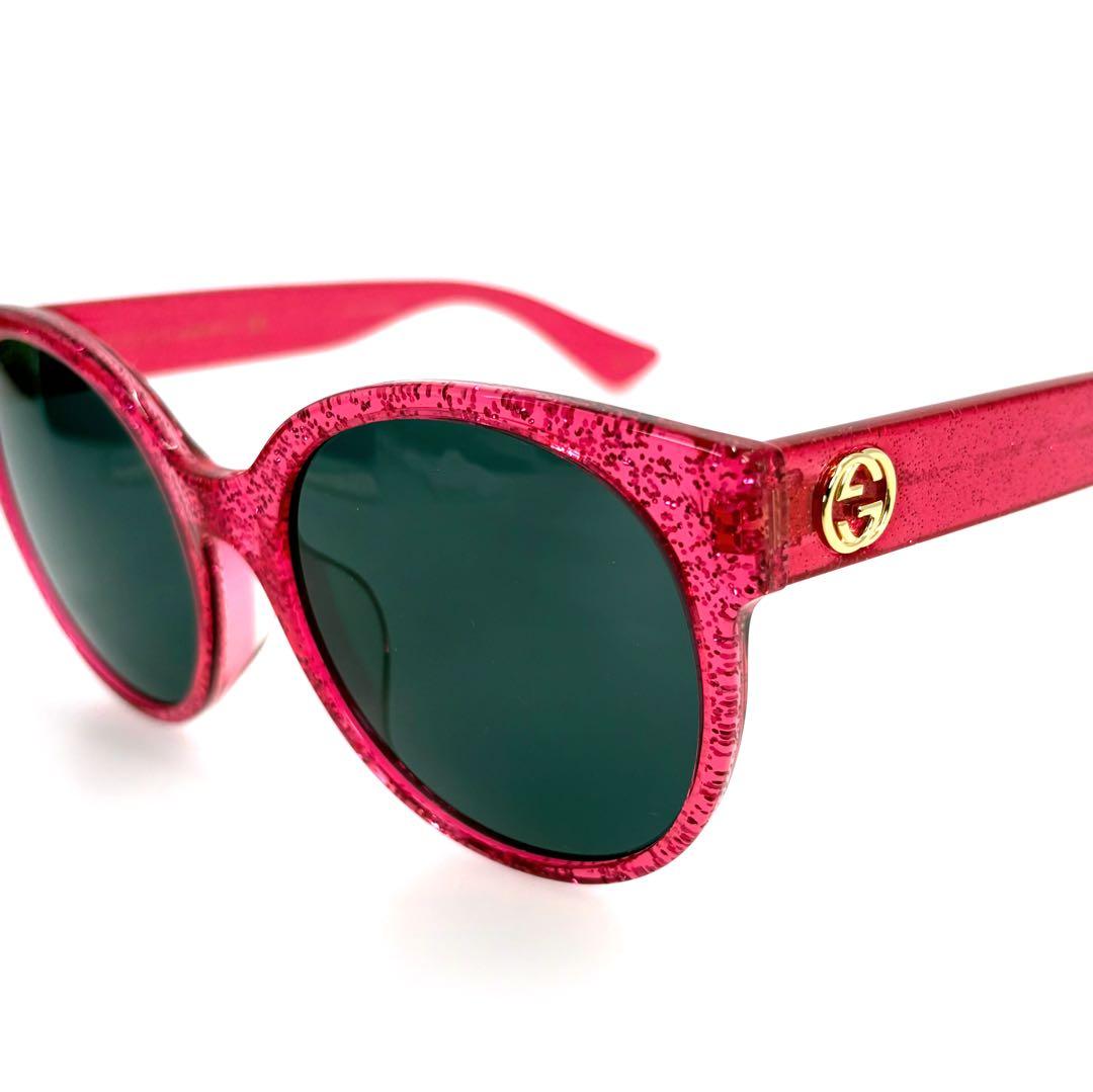 ✨未使用品✨GUCCI グッチ　サングラス　GG0035SA 005 ピンクラメ