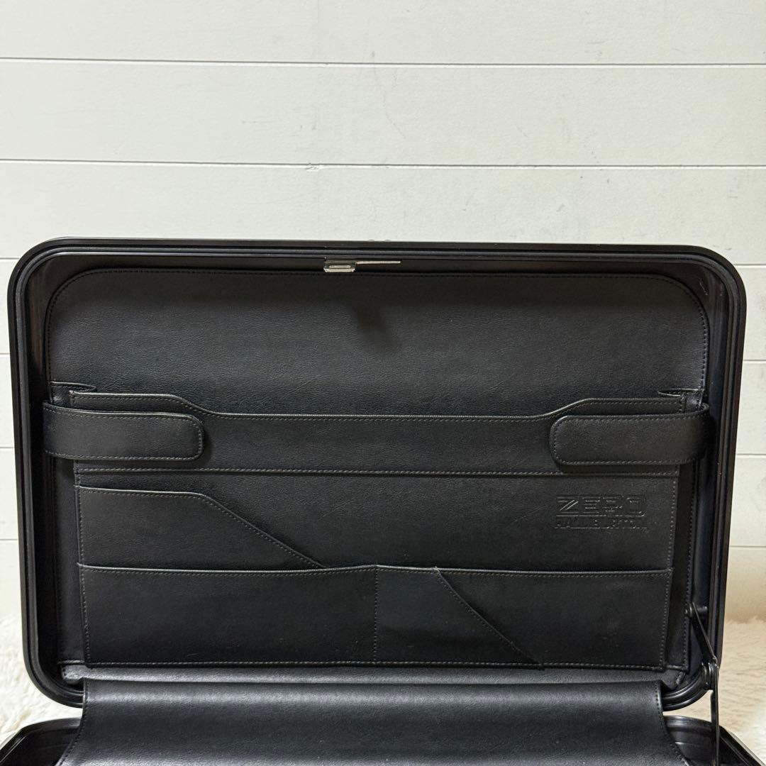 極美品✨ゼロハリバートン　アタッシュケース　ブラック　ビジネスバッグ　レザー