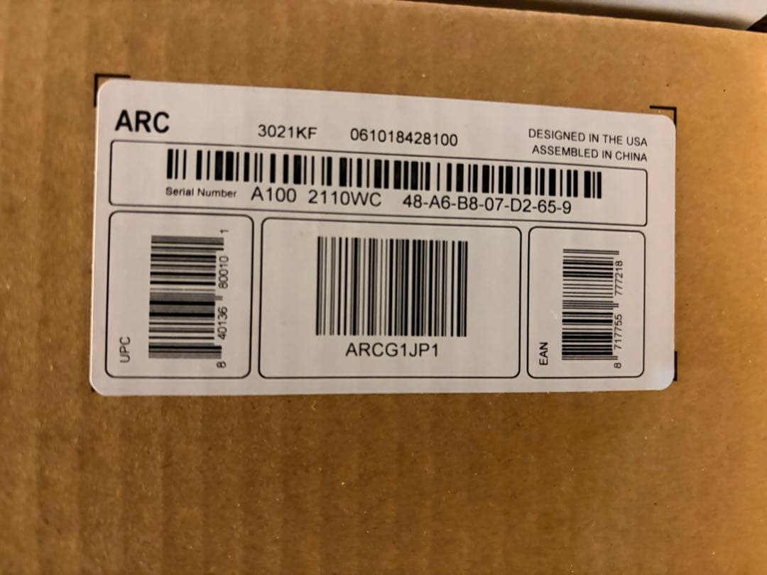 H*m様 SONOS Arc サウンドバー ホワイト ARCG1JP1