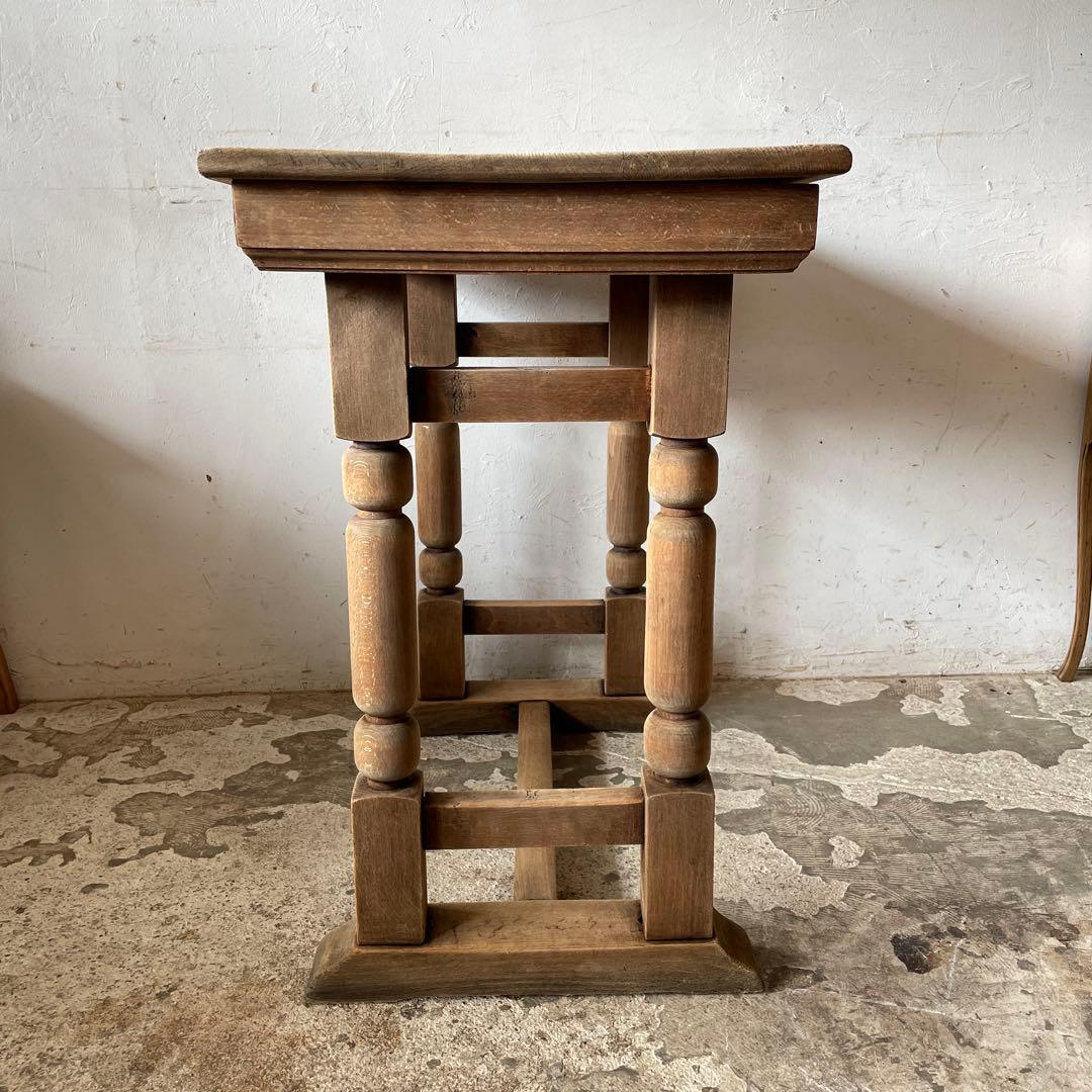 ビンテージ デスク　作業台　剥離