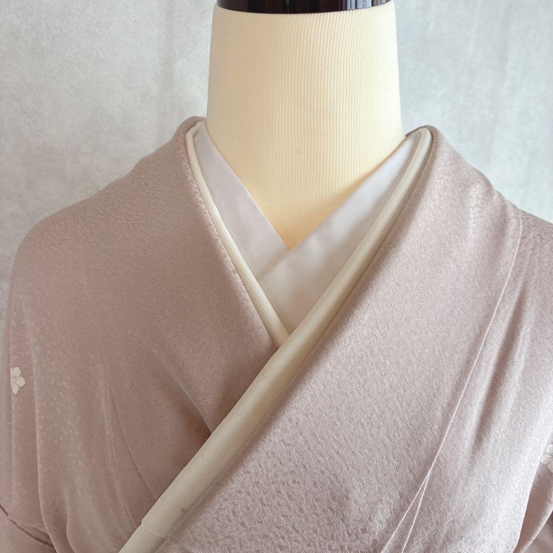 色留袖　フルセット　着物　正絹　五つ紋　大人の薄梅　気品やわらか　梅枝　J9