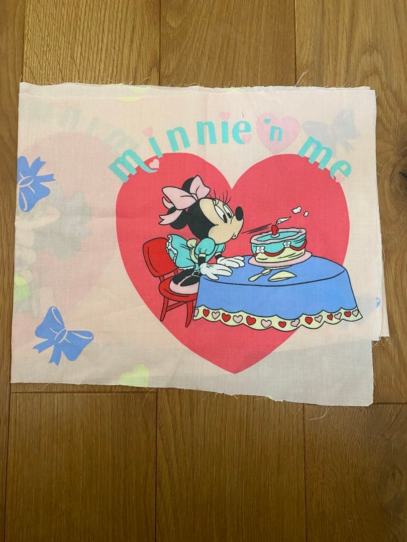 ミニーマウス　レア　ビンテージシーツ　ヴィンテージシーツ　ディズニー　リメイク