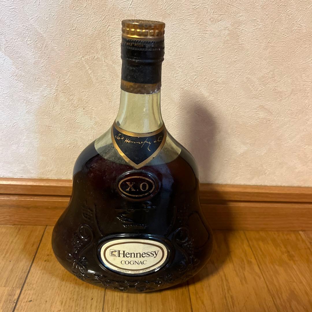 【未開封】ヘネシー xo グリーンボトル　金キャップ　箱付き