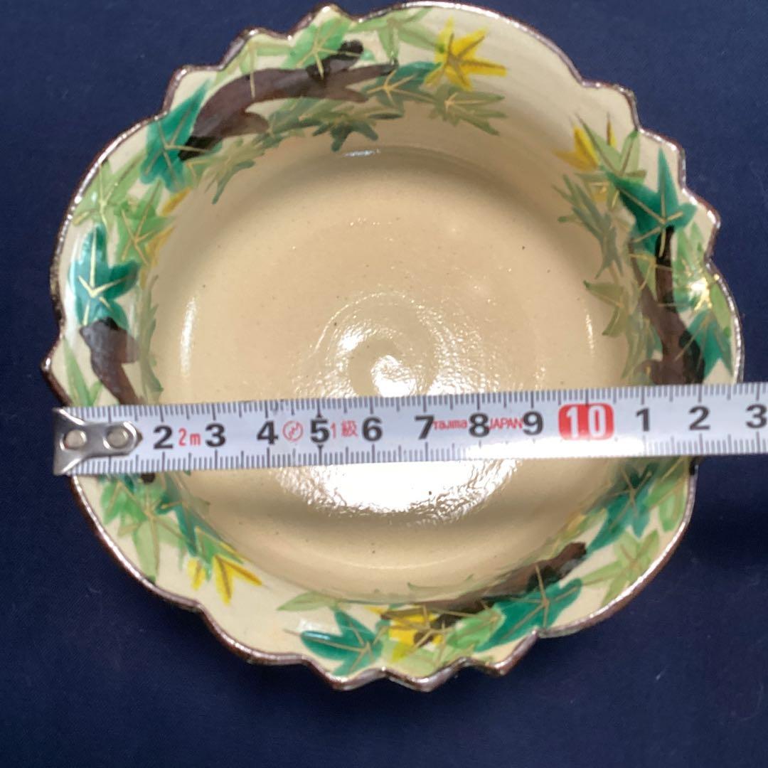 京焼乾山写新緑紅葉向付10客　　新品未使用　　夏の器