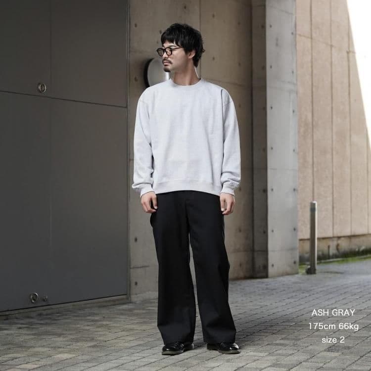 【極美品】25SS マーカウェア コンフォートスウェット グレー サイズ2