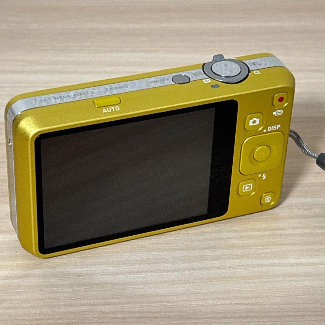 【極美品】CASIO EXILIM 1410万画素 イエロー EX-Z800