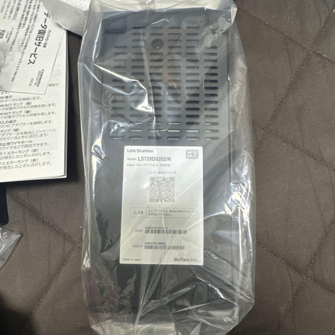 ルーター・ネットワーク機器 BUFFALO LinkStation LS720D02022N