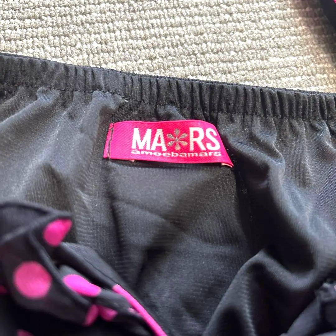 MARS水玉ドット柄リボン付きホルターネックキャミソールY2K平成ギャル姫ギャル