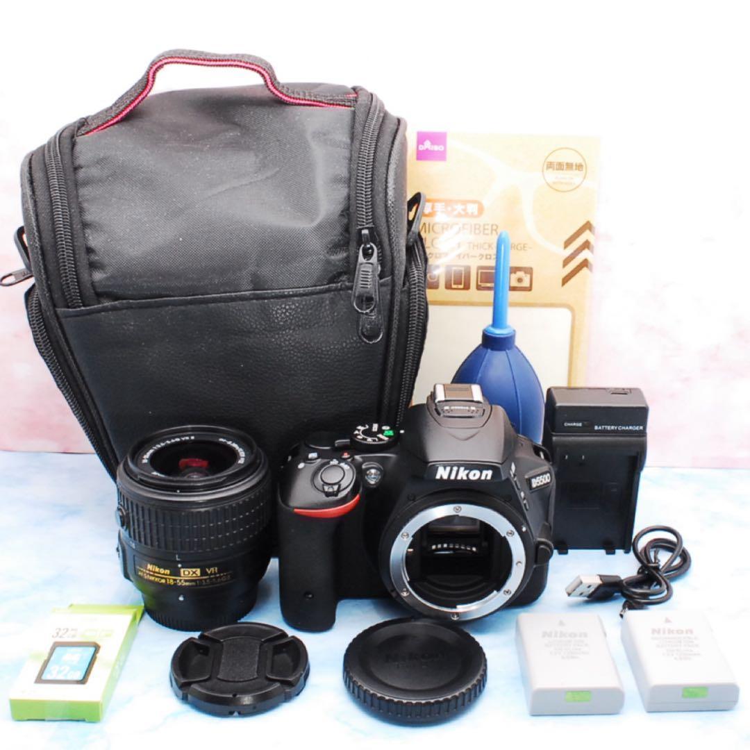 Nikon D5500☆一眼レフカメラ☆手ぶれ補正レンズ☆Wi-Fi搭載