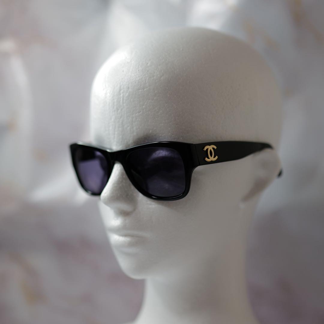 CHANEL シャネル ウェリントン ココマーク Y2K サングラス ケース付き